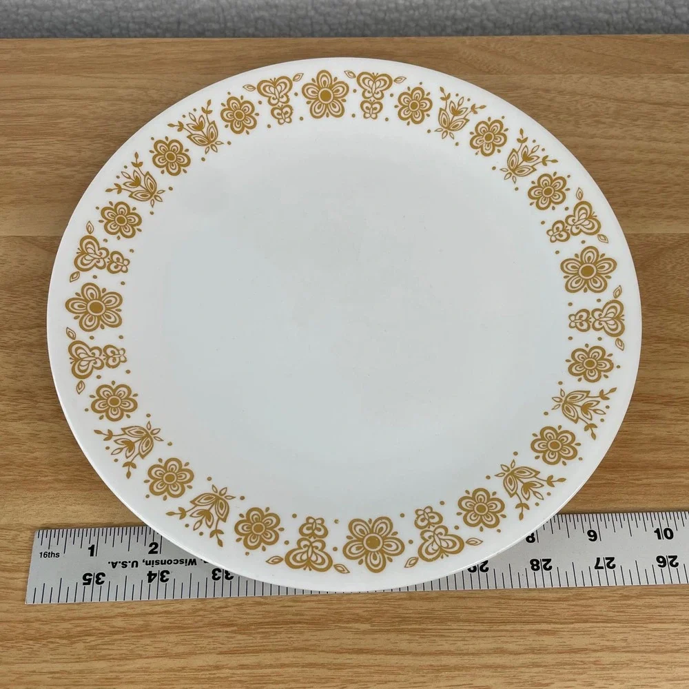 Corelle Butterfly Gold Dinner Plate 10.25